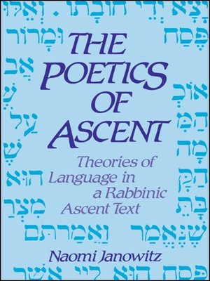 cover image of The Poetics of Ascent